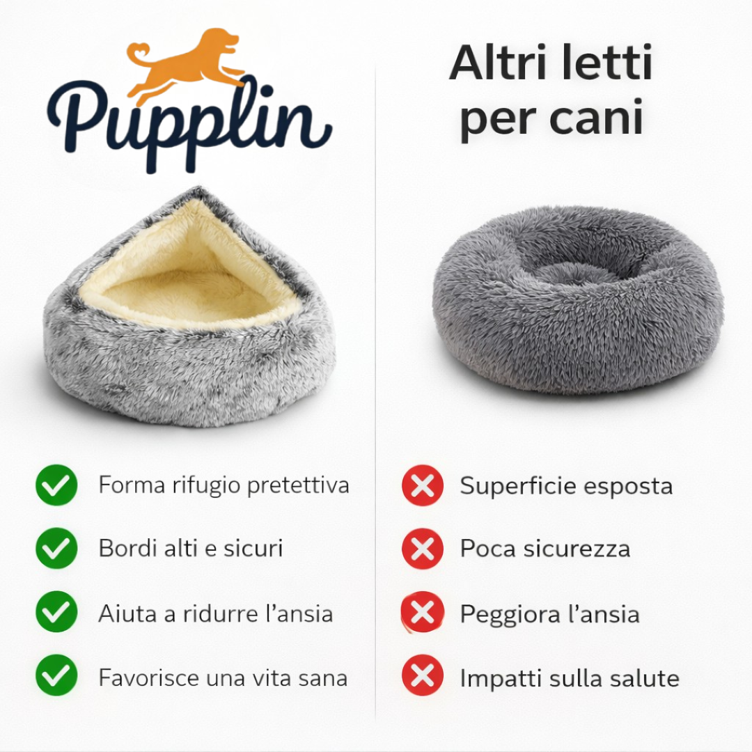 Pupplin™ Den - La cuccia rifugio anti-ansia per Cani e Gatti